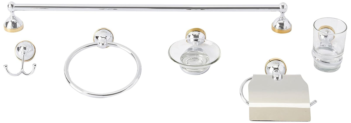Dica 2600.1 Juego de Accesorios para Baño 6 Piezas