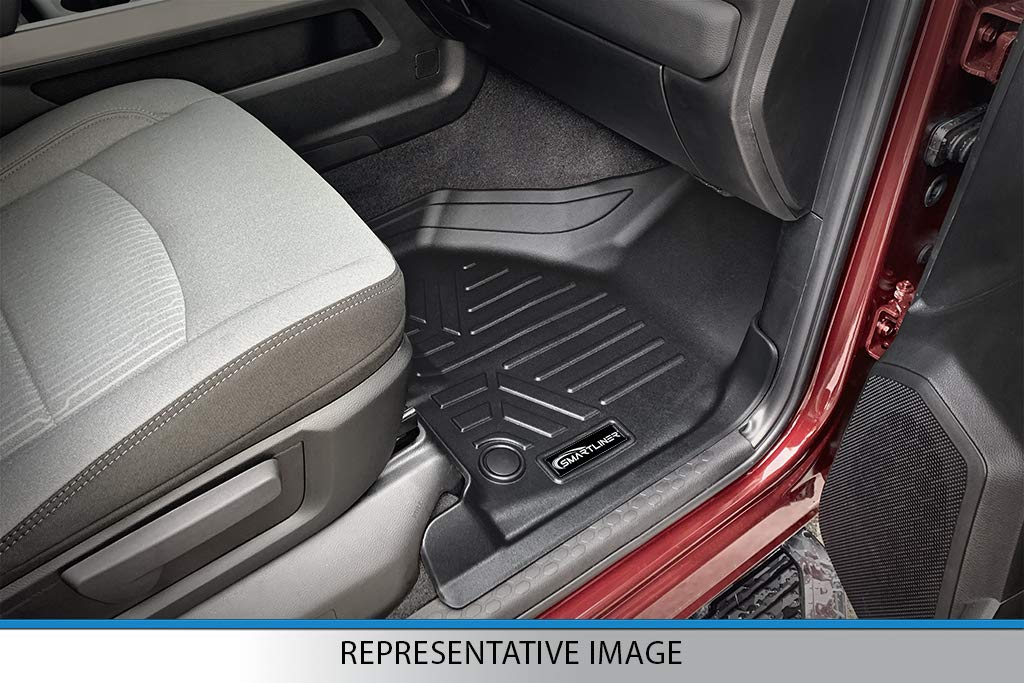SMARTLINER Juego de Alfombrillas de 3 Filas de Ajuste Personalizado Compatible con Cadillac XT6 2020-2025