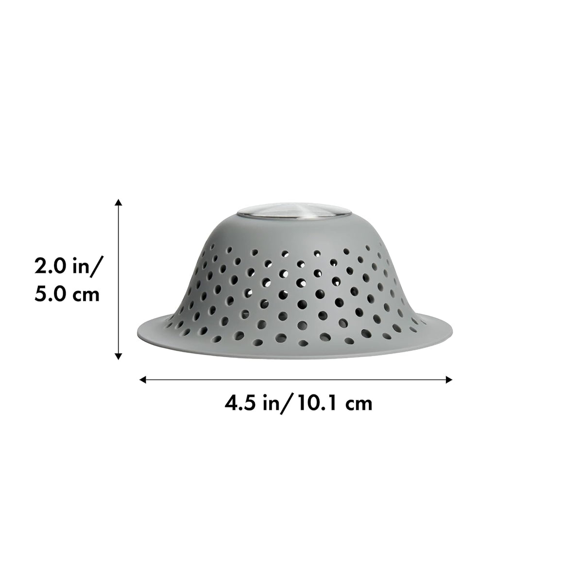 OXO Good Grips - Protector de Drenaje de Silicona para Ducha y Tina, colector de Drenaje de Cabello