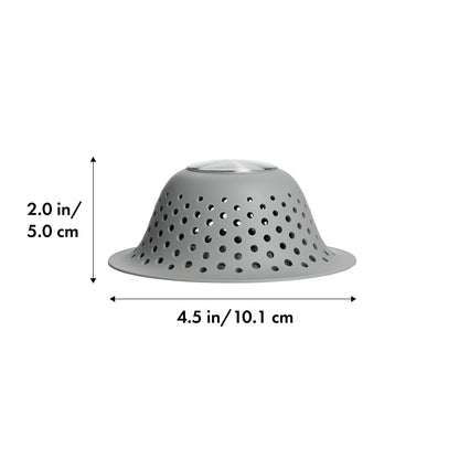 OXO Good Grips - Protector de Drenaje de Silicona para Ducha y Tina, colector de Drenaje de Cabello