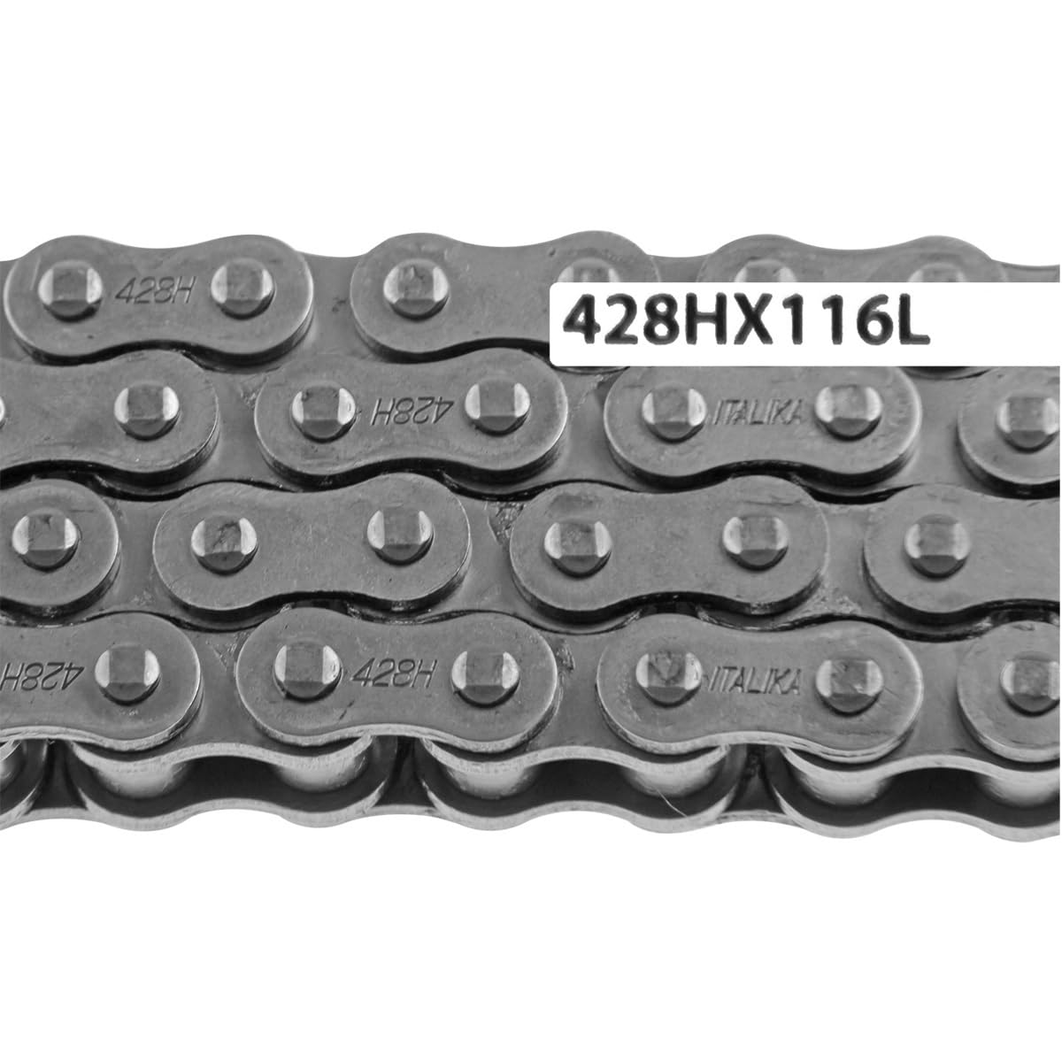 Italika F02030339 Cadena Traccion, 428Hx116L Ref, Gris