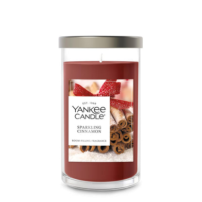 Yankee Candle Vela Arom��tica 2 Mechas, Canela Espumosa, 20 oz - Canela espumosa - Medium