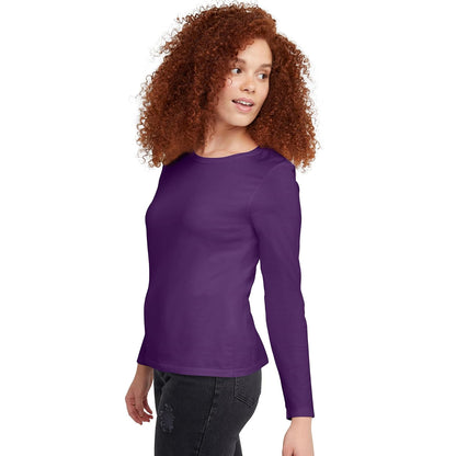Hanes Playera de Manga Larga Camisa para Mujer