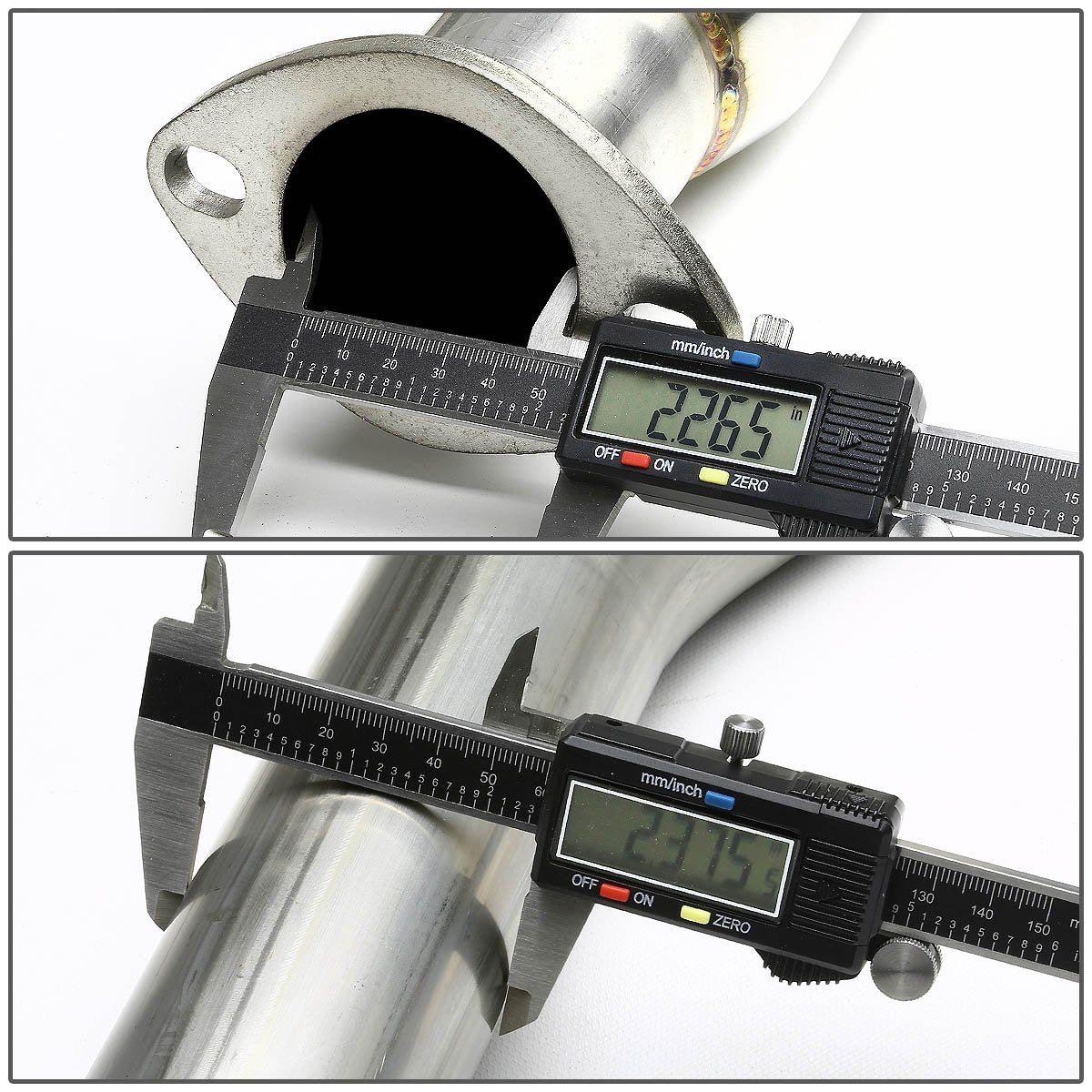 DNA Motoring CBE-HC922-NRT Sistema de Escape Trasero de Acero Inoxidable para Honda Civic 1992-2000