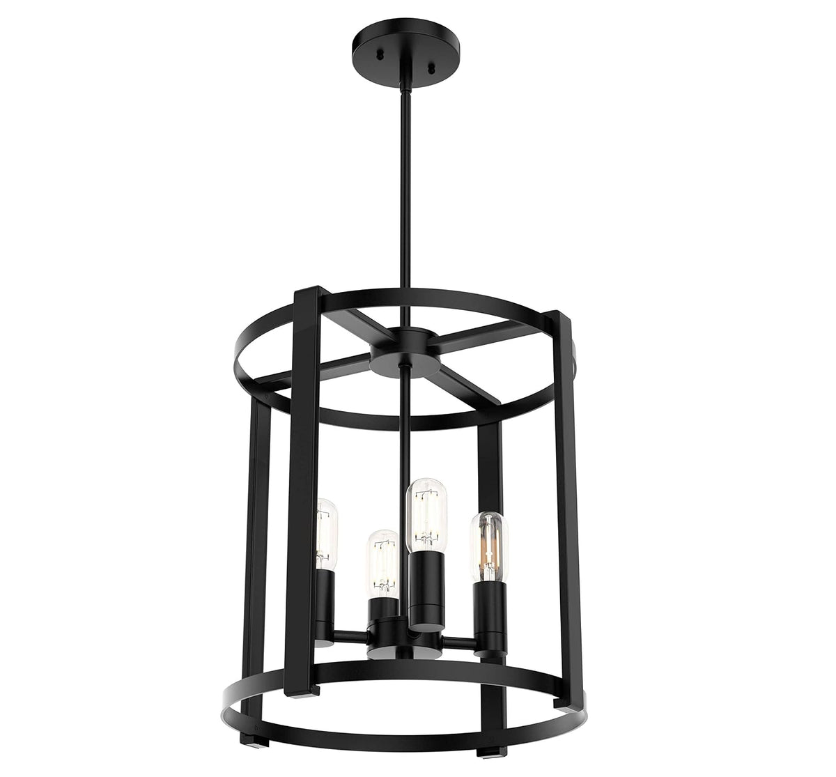 HUNTER, Candelabro Astwood 4 Luces 16 pulgadas
