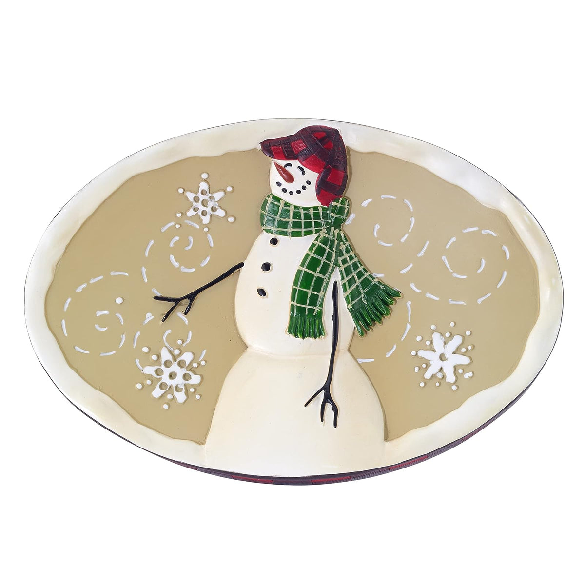 Avanti Linens - Jabonera para Cocina o baño, decoración de baño Inspirada en Las festividades (colección de reuniones de Nieve)