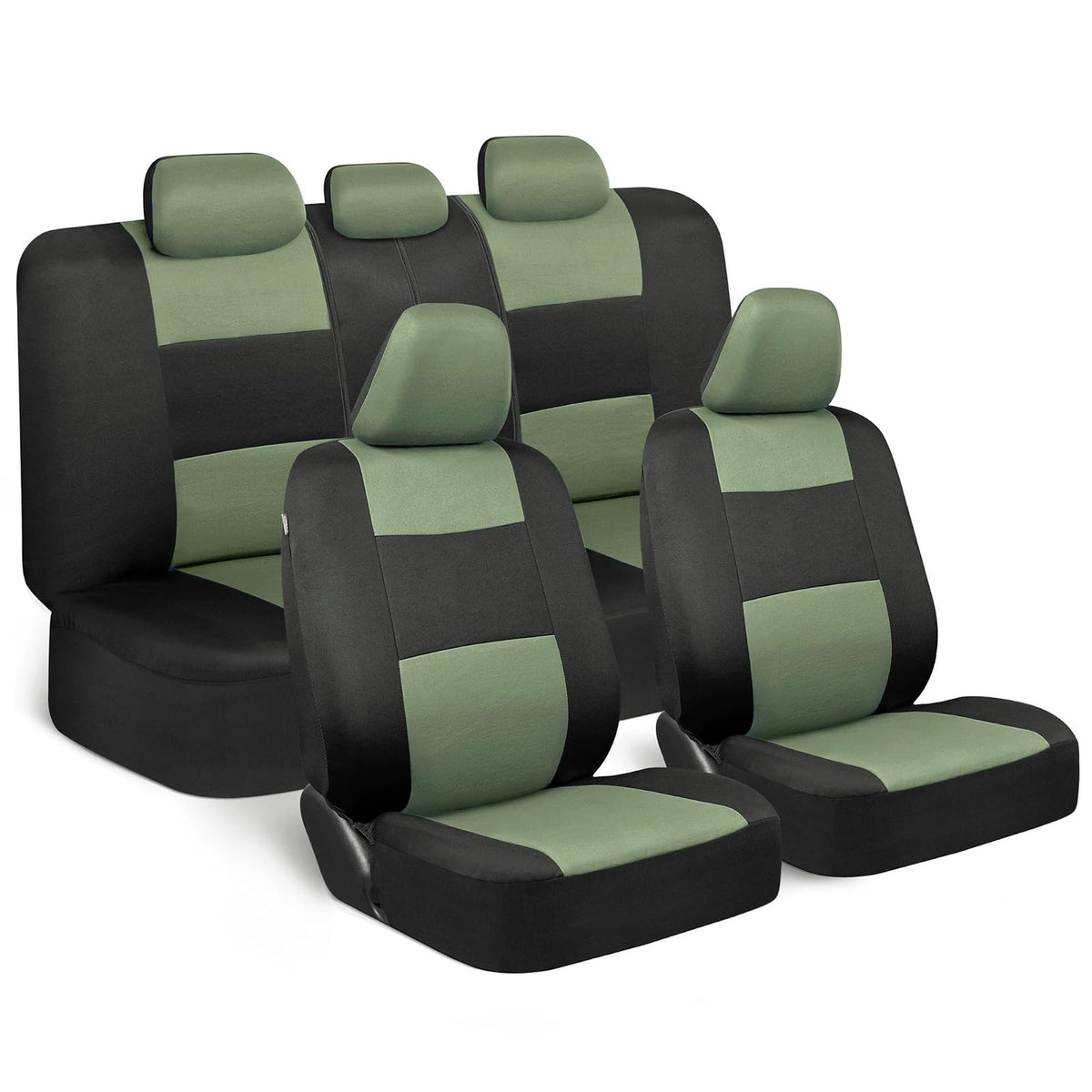 BDK PolyPro Juego de Fundas para Asiento de Auto - Verde