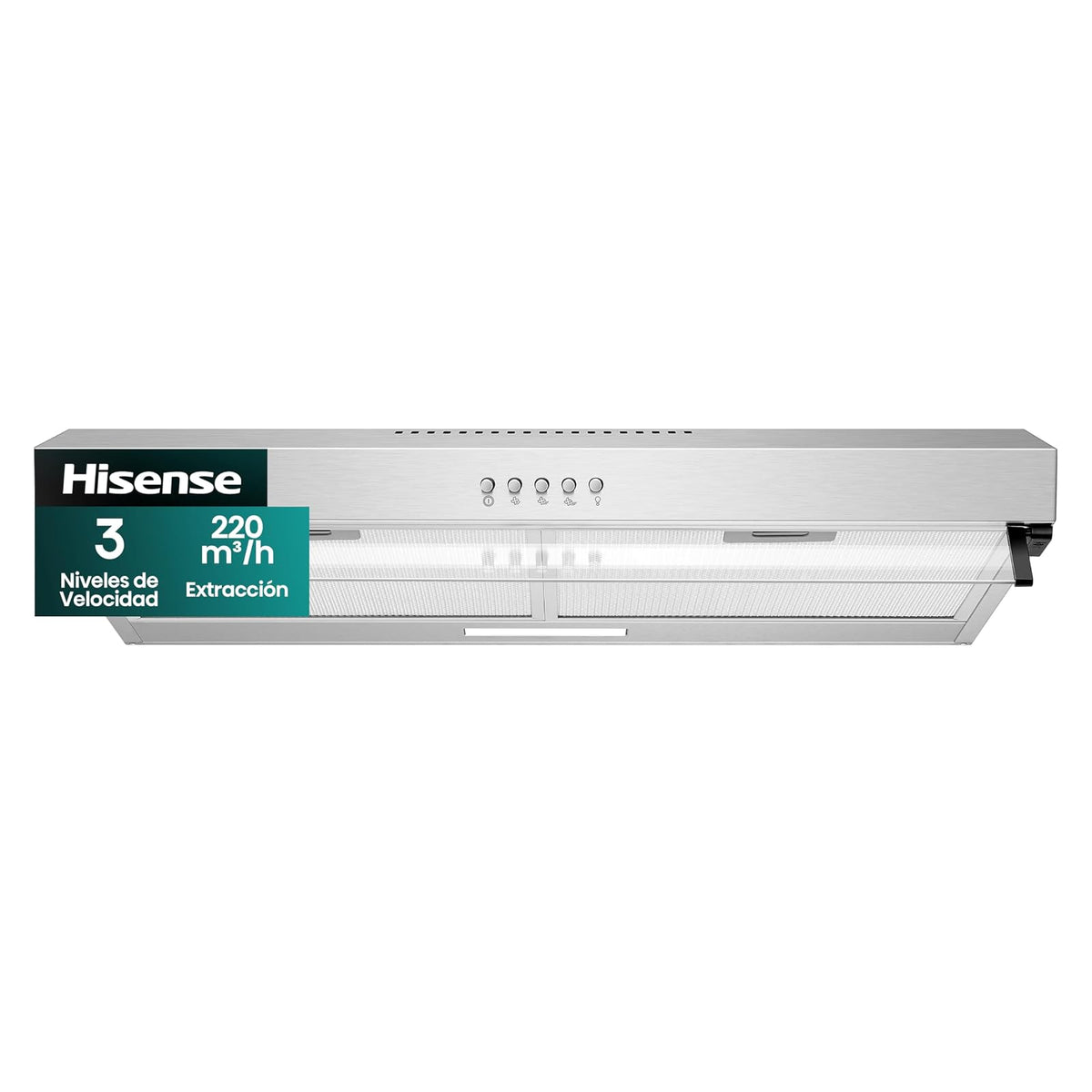 Hisense Campana de Cocina Telescópica 76 cm Acero Inoxidable - Acero Inoxidable