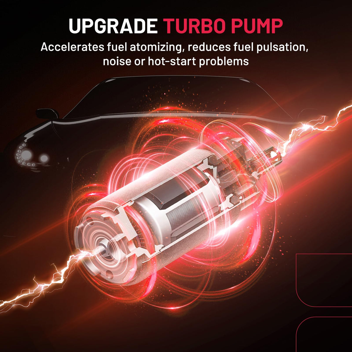 BDFHYK Bomba Combustible Eléctrica E3508M Cadillac Escalade Tahoe Yukon | Compatible con GMC Yukon 00-03 V8 4.8L 5.3L 6.0L, Escalade 2002-2003 V8 5.3L 6.0L, reemplazar P74832M, F2519A