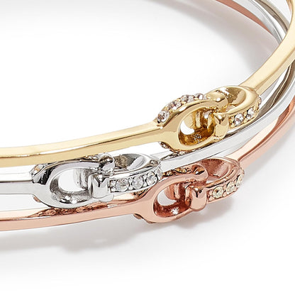COACH - pulsera con hebilla esmaltada