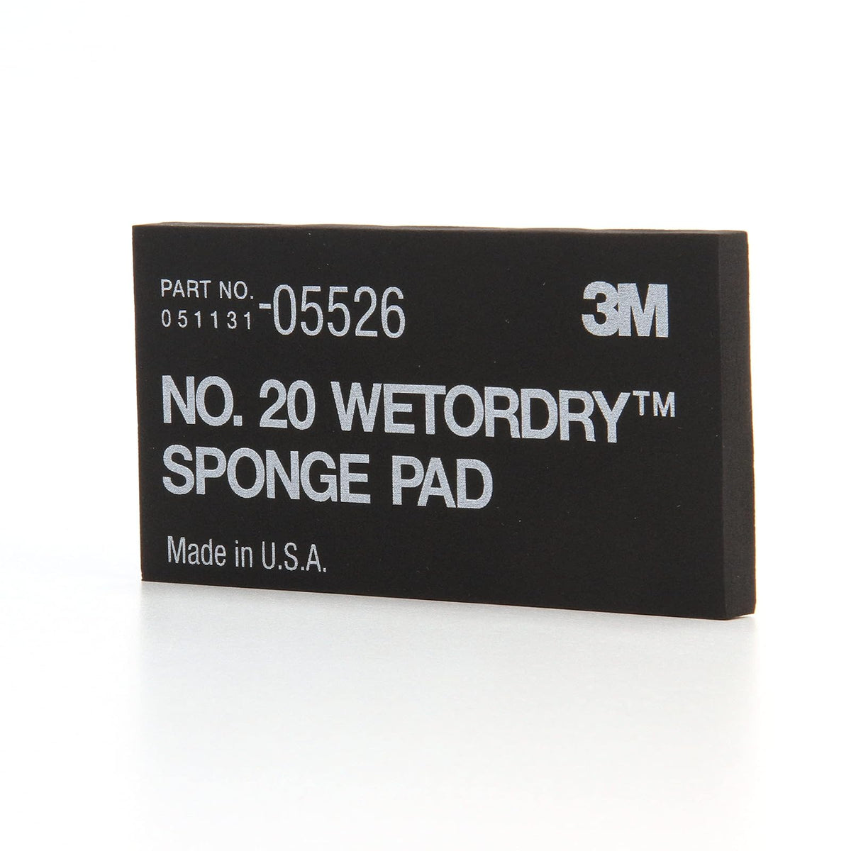 3M Respaldo Suave Para Lija Microfina Automotriz | 1 almohadilla, flexible, de larga duración, esponja automotriz, color negro