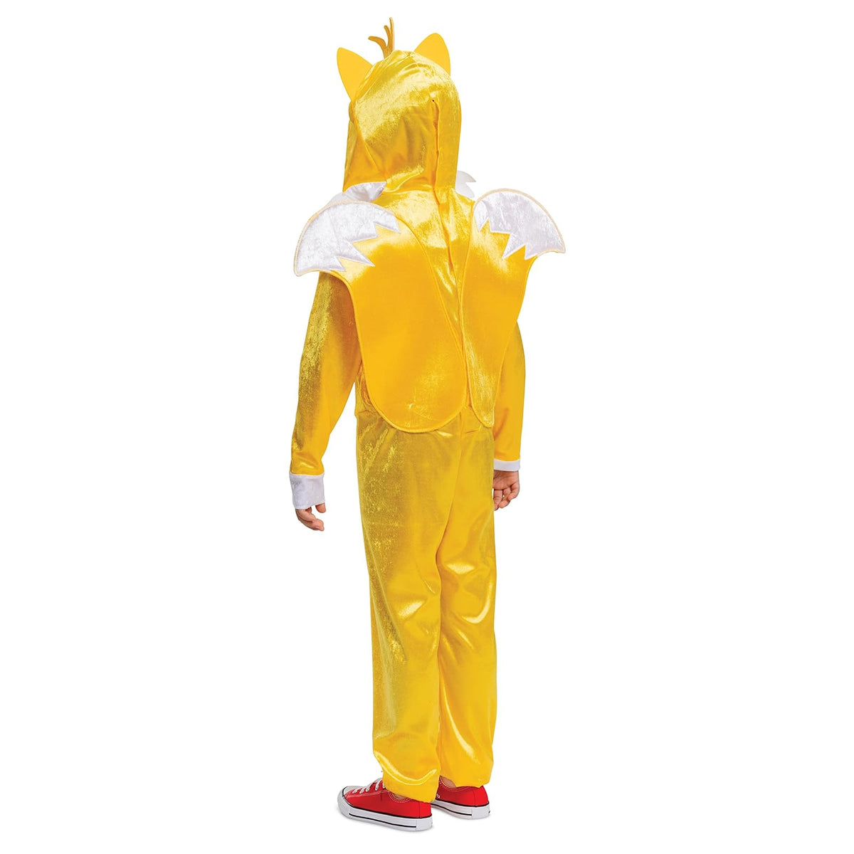 Disfraz de Sonic Tails, disfraz oficial de la película Sonic y tocado, talla M para niños (7-8)