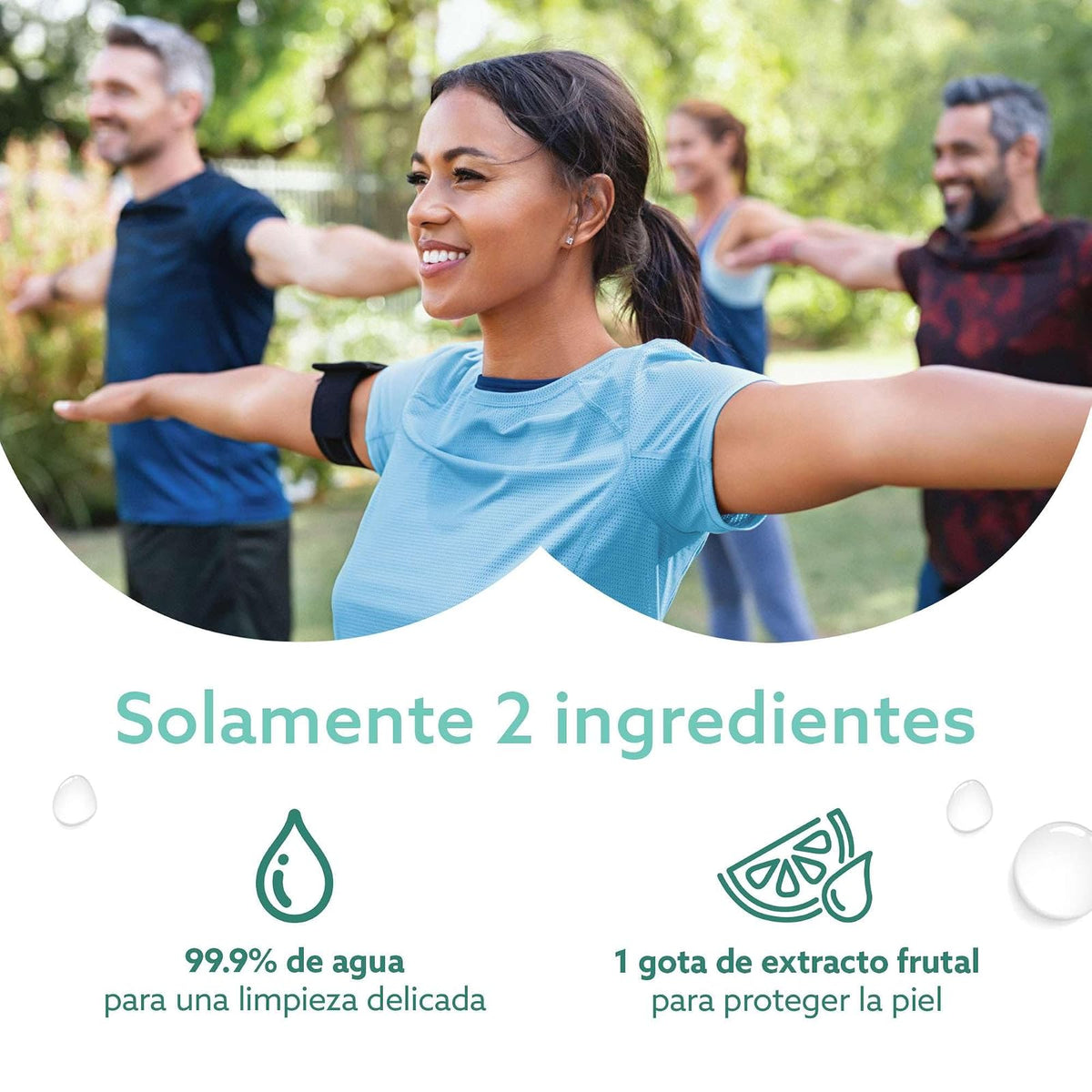 WATERWIPES, Toallitas Húmedas Sensitive+ On The Go, Limpieza 3 en 1, Hipoalergénicas, 10 Paquetes de 10 Piezas