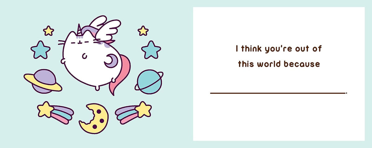 Pusheen: I Like You More Than Pizza: A Fill-In Book