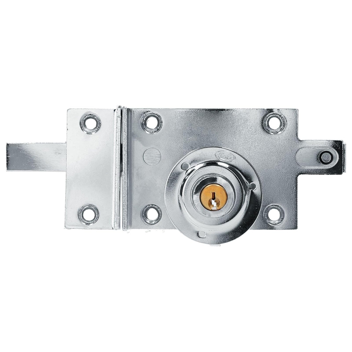 Lock L570DCB Cerradura Derecha de Barra Libre Llave Estándar Cromo Brillante en Caja