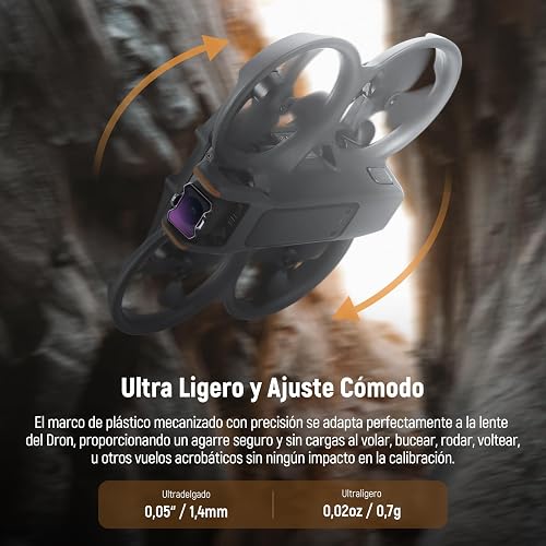 NEEWER - Juego de 4 filtros de densidad neutra compatibles con DJI Avata 2, filtros de densidad neutra ND8/ND16/ND32/ND64 accesorios para drones, vidrio HD recubierto de doble cara, sin interferencias