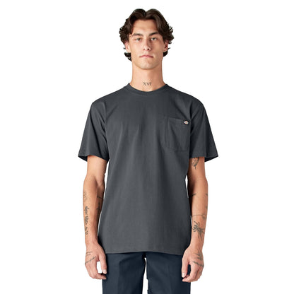 Dickies Playera de Manga Corta Cuello Redondo Heavyweight para Hombre - CH - Carbón vegetal