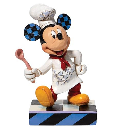 Enesco Jim Shore Disney Traditions Chef Mickey Mouse Figurine, 6.25 Inch, Multicolor