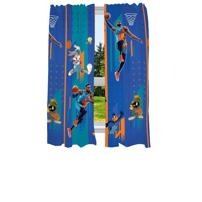Franco Patrulla Canina Cortinas Infantiles de Microfibra - 160An x 208.3Al cm (1 Paneles) - Blue-Orange