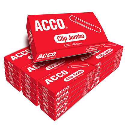 ACCO Clip Jumbo 35mm Para 35 Hojas