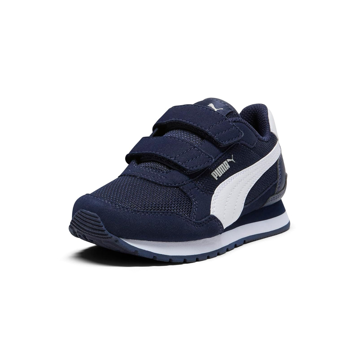 PUMA ST Runner Hook and Loop Tenis para Bebé - 15.0 cm - Malla Navy-White Ss25