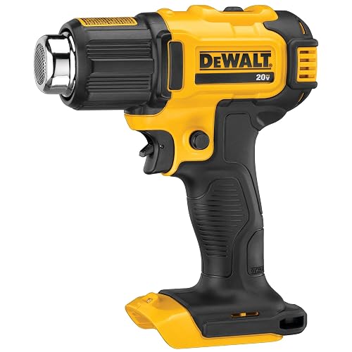 DEWALT Pistola de Calor Inalámbrica 6.89", 2 Modos, 20V, DCE530B | Pistola de Calor de 6.89" (175mm), 2 Modos de Temperatura, 20V
