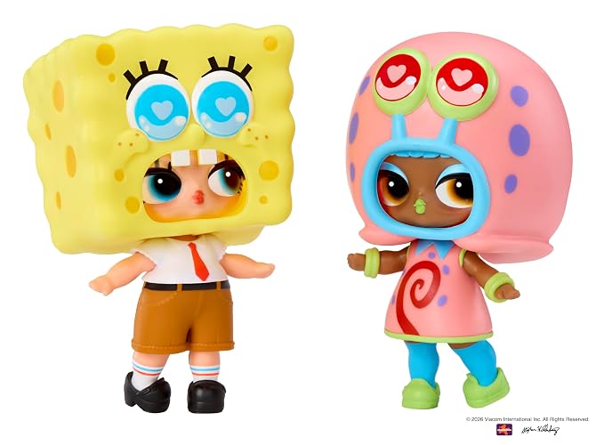 L.O.L. Surprise!, Loves Bob Esponja Pantalones Cuadrados, Muñeca para Niñas, Set de Juego con Accesorios Sorpresa