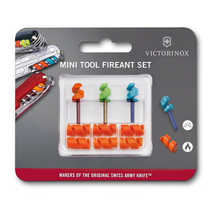 Victorinox Fireant Mini Tools – Juego compacto de 3 piezas de arranque de fuego compatible con cuchillos suizos de 84, 85, 91 y 111 mm