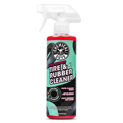 Chemical Guys Limpiador de neumáticos y Caucho Total Extract, Seguro para Automóviles, Camiones, todoterrenos, Motocicletas, vehículos recreativos y más, 473 ml