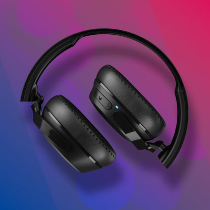 Audífonos Skullcandy Riff 2 On-Ear Inalámbricos, 34 Horas de Batería, Micrófono, Compatibles con iPhone, Android y Dispositivos Bluetooth, Negro