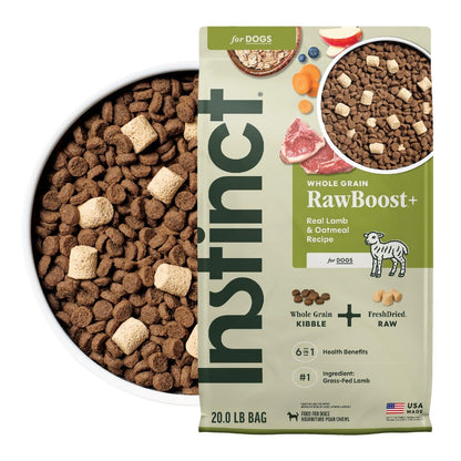 Instinct Raw Boost Croquetas para Perro con Carne Cruda Liofilizada - Cordero - 9.07 KG