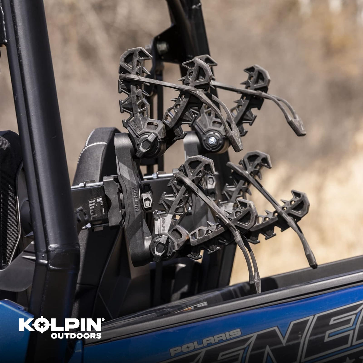 Kolpin 21551 Agarre Rhino Doble Negro, 2 Unidades