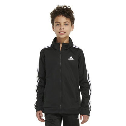 adidas chamarra icónica de tricot para niño
