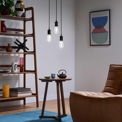 Philips LED Foco Vintage Espiral - diseño de cristal luz fría ST19