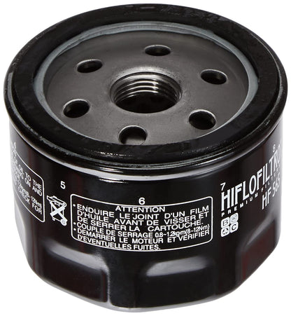 Hiflofiltro Filtro de Aceite Premium HF565, Negro