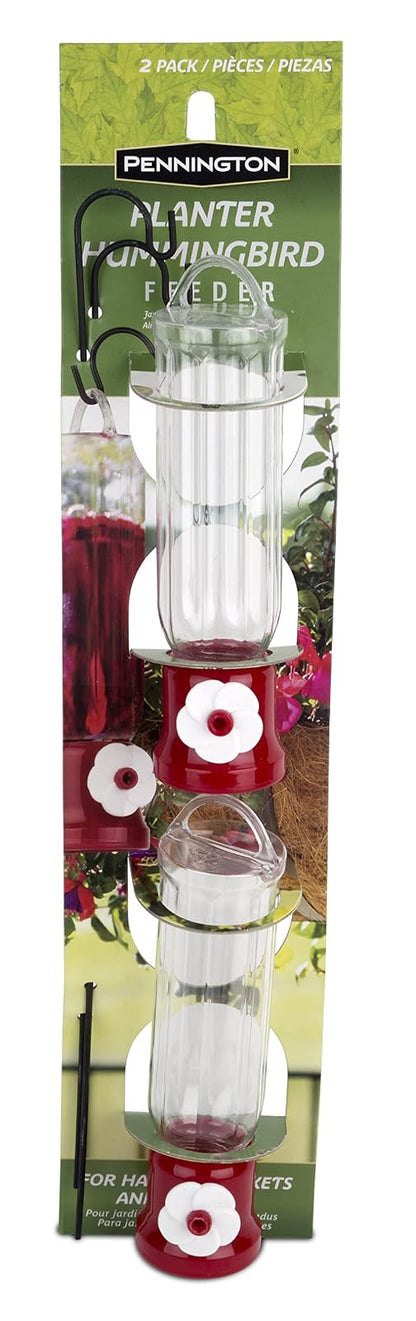 Pennington 100504340 - Macetero para colibríes, Color Rojo
