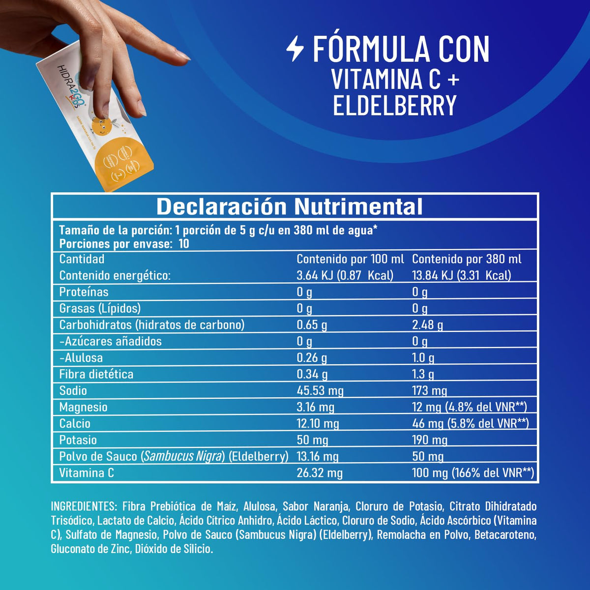 Hidra2go | Electrolitos Para Niños | Electrolitos En Sobre | Sabor Naranja | Electrolitos En Polvo Sin Azúcar | Pack 3 Cajas De 10 Sobres de 5 G | Cada Sobre Rinde 380Ml