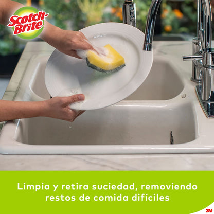 Resistol No Más Clavos Cinta de Montaje, cinta adhesiva doble cara, adhesivo fuerte, pegamento para espejos,1x120kg + 3M Scotch-Brite 3M Fibra Esponja, Tamaño Grande