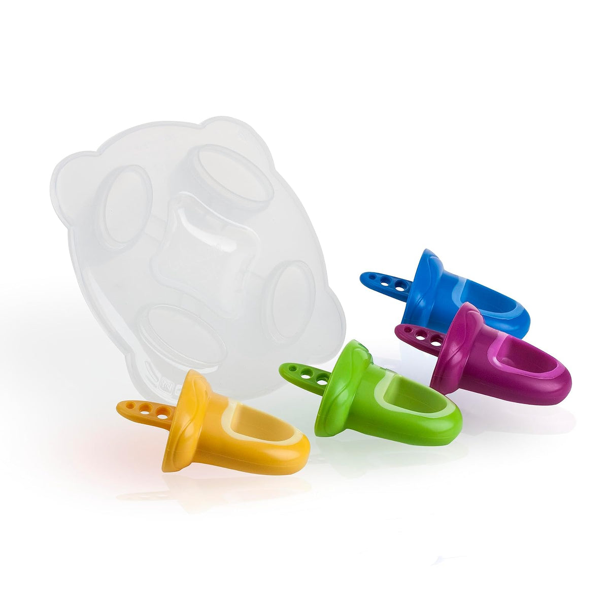Nuby Garden Fresh Fruitsicle Frozen Bandeja para Paletas, Multicolor, Paquete de 1, Paquete de 1