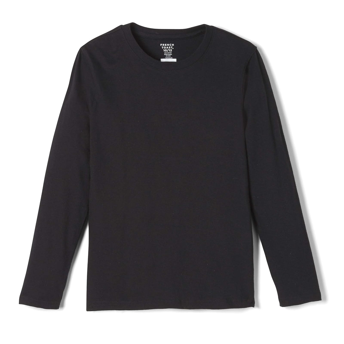 French Toast Playera Manga Larga Cuello Redondo para Niño - 7 - Black