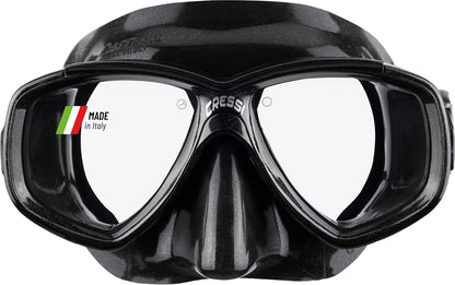 Cressi Perla, Mascarilla de Silicona para Adultos de Volumen Interior pequeño para Buceo, Snorkeling, Calidad Italiana Desde 1946