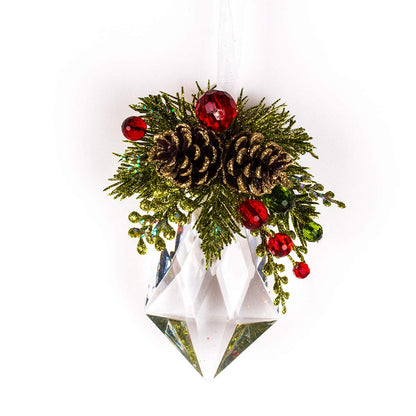 running FK-1018 Decora Colgantes de acrilico Adorno navideño de acrilico Marquis, Color, Pack of/Paquete de 1