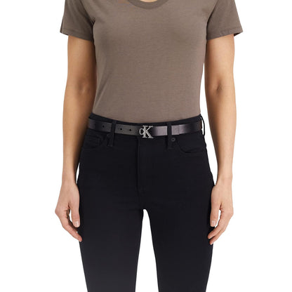 Calvin Klein Women's Smooth Matte Leather Belt
