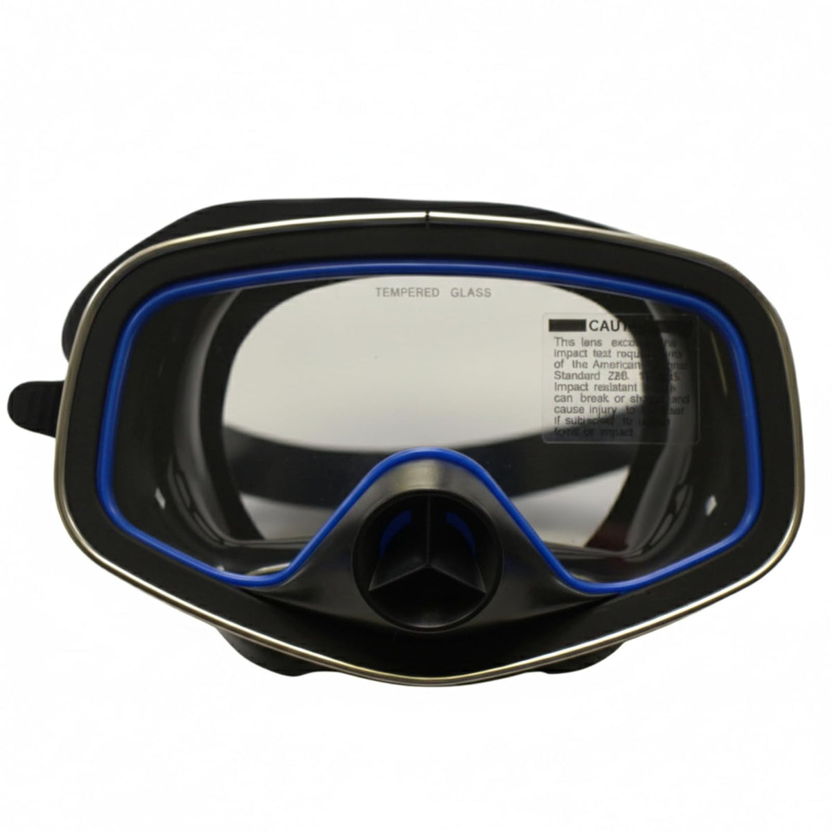 Scuba Choice Scuba Diving Classic Free Dive One-Window Silicone Purged Mask, Black