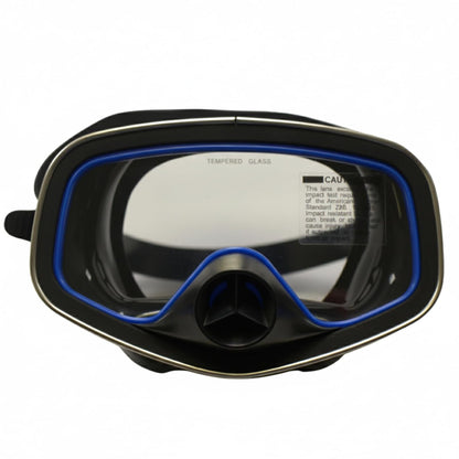 Scuba Choice Scuba Diving Classic Free Dive One-Window Silicone Purged Mask, Black