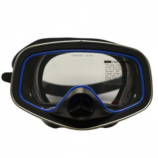 Scuba Choice Scuba Diving Classic Free Dive One-Window Silicone Purged Mask, Black