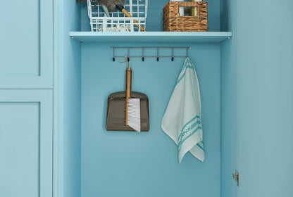 ClosetMaid Perchero para Colgar en la Pared, 14,7 x 46,7 x 9,7 cm, Color Plateado