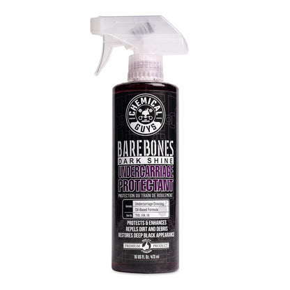 Chemical Guys Bare Bones Spray Brillo Oscuro para Bajos, Llantas y Molduras - 16 fl. Oz