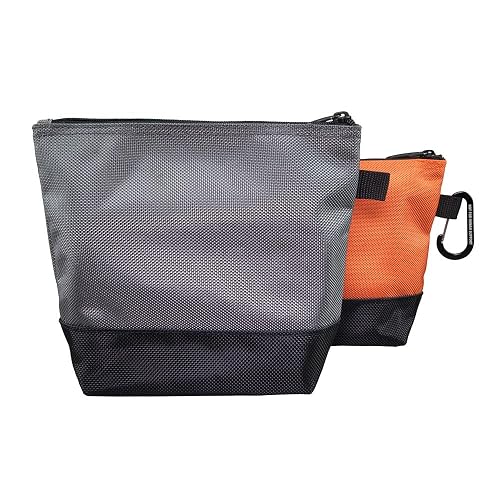 Klein Tools 55470 - Bolsas de herramientas con cierre (lona de 34.3 cm), multicolor, paquete de 2 unidades
