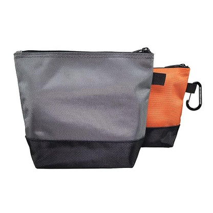 Klein Tools 55470 - Bolsas de herramientas con cierre (lona de 34.3 cm), multicolor, paquete de 2 unidades